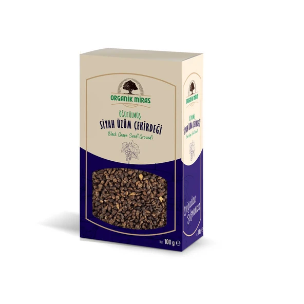 Siyah Üzüm Çekirdeği (öğütülmüş) 100g ürün görseli