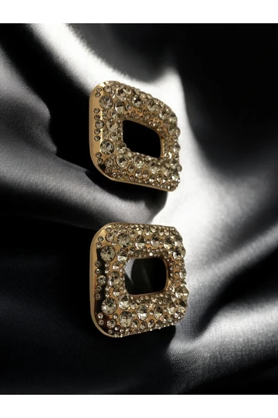 Dolgun Kristal Taşlı Metal Toka Ayakkabı Cüzdan Kemer Hobi Ürünleri İçin Aksesuar - Resim 6