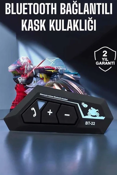 Kask Kulaklık Bluetooth Motosiklet Kulaklık Intercom Su Geçirmez - Resim 2