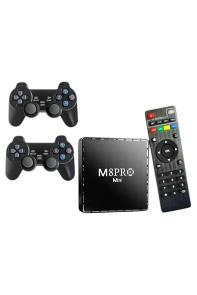 TV Game Box Netflix Youtube 1000 Oyunlu Android Oyun Konsolu Kumandalı - Resim 4