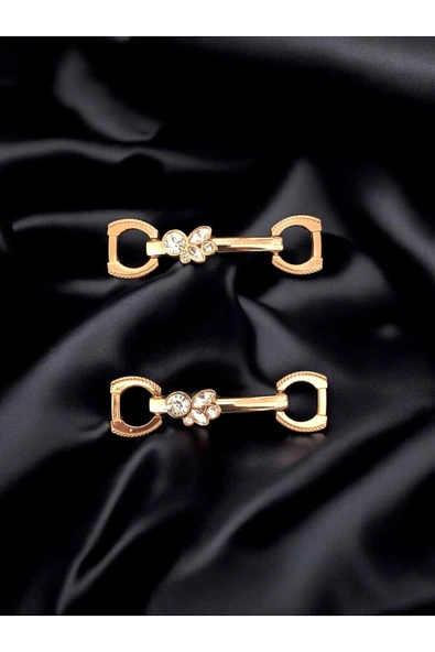 Çiçek Taşlı Metal Toka Ayakkabı Çanta Kemer Bilezik Hobi Ürünleri Için Aksesuar ürün görseli 1