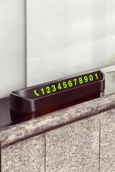 Numaralık Araç İçi Araba Araç Park Numaratör Telefon Numarası Yazma ürün görseli 1