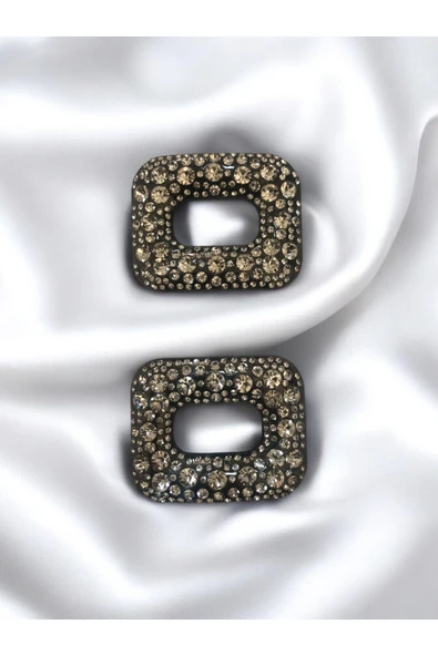 Dolgun Kristal Taşlı Metal Toka Ayakkabı Cüzdan Kemer Hobi Ürünleri İçin Aksesuar ürün görseli 1