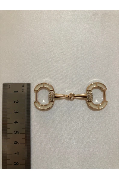 Kaplama Parlak Taş Detaylı Metal Toka Bağlantı Parçası Ayakkabı Kemer Bilezik İçin Şık Aksesuar - Resim 7