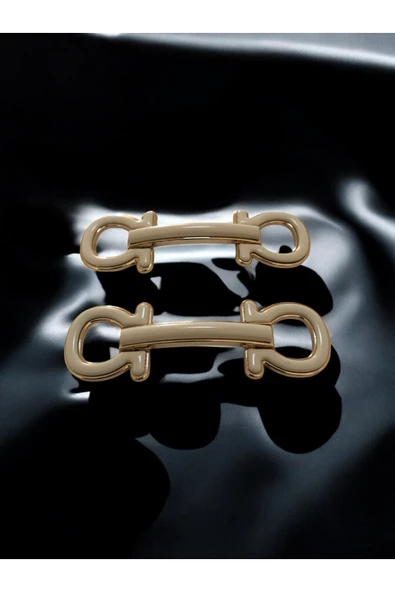 Çift Taraflı Metal Bağlantı Tokası Ayakkabı Bileklik Kemer Mayo Tokası ve Hobi Ürünleri Aksesuarı - Resim 2