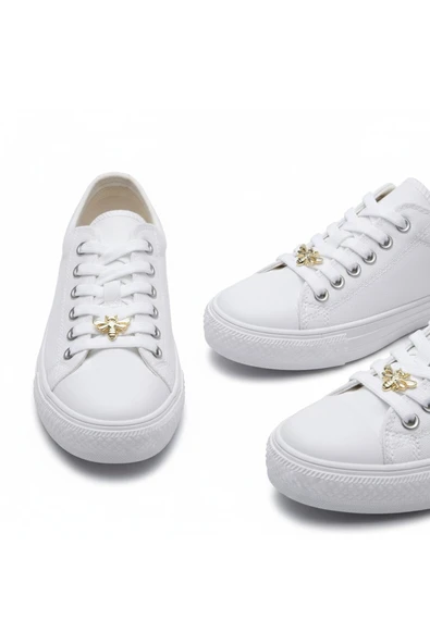 Metal Küçük Arı Ayakkabı Bağcık Charmı  2 cm ( 1 ADET ) - Resim 4