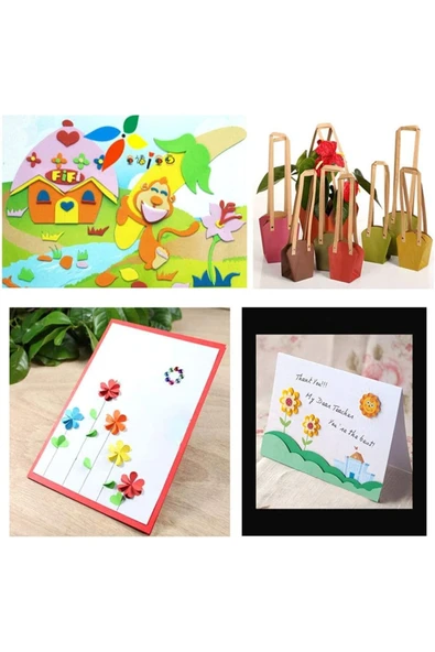 Açık Yeşil Fon Kartonu 50x70 cm 100'lü Paket 160 gr Renkli Fon Kartonu - Resim 3