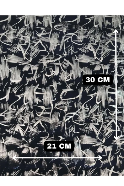 Yapışkanlı Japon Desen Kumaş Kutu Kılıf Cüzdan Anahtarlık Kaplama  21x30 cm ürün görseli