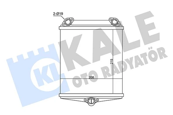 KALE 360195 KALORIFER RADYATORU MERCEDES S-CLASS W126 85>91 A0028355301 ürün görseli
