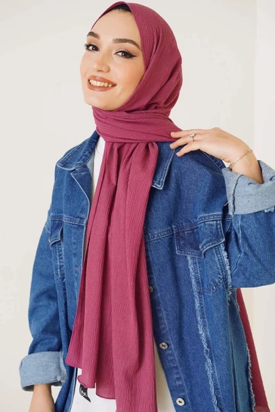 FLORA TEKSTİL TESETTÜR Mio Jazz Şal MIO24310-TR - Resim 2