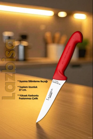 Silver Serisi Mutfak Bıçak Seti Yüzme Sıyırma Kasap Et Ekmek Sebze Meyve Bıçağı 5 Li Set HDS-80 - Resim 5