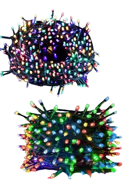 Ledli Fişli Led Dekor Lambası 5M RGB Yılbaşı Ağacı Işığı - Resim 5