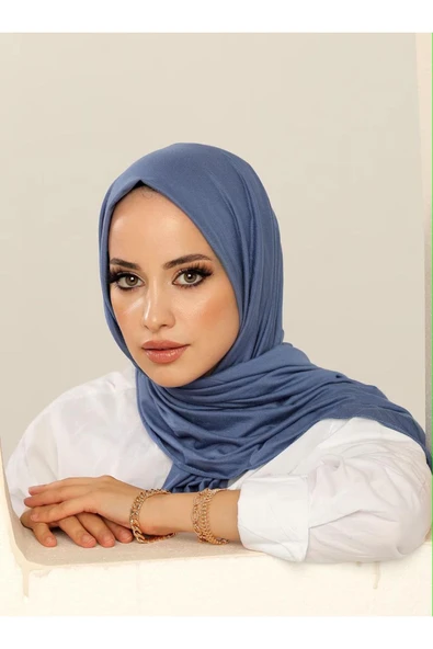 İSTANBULSTYLEMODA LİKRALİ KALİTELİ PENYE ŞAL 180x75 SAL2312 - Resim 2