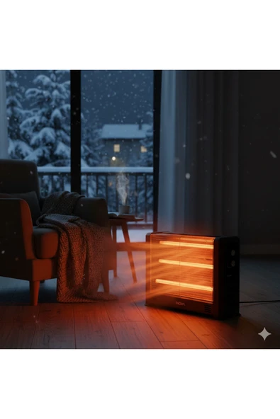 İnova AKAN 3'lü Modern Şömine Tipi Isıtıcı 2700 W ürün görseli