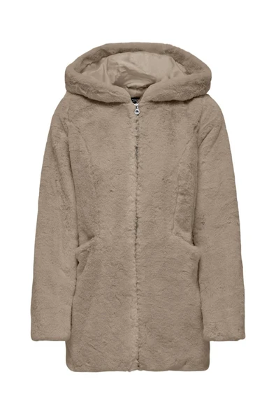 15304776 ONLNEWMALOU FAUX FUR COAT CC OTW ürün görseli