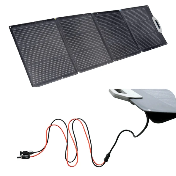 IEETEK Taşınabilir Güneş Paneli  400W - IP67 Su Geçirmez - 3 Açılı Ayar - Katlanabilen Güneş Enerjili Şarj Cihazı SP400 - Resim 5