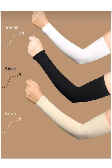 FLORA TEKSTİL 3 adet Sandy Likralı Esnek Penye çok amaçlı kolluk Kol0608 ürün görseli