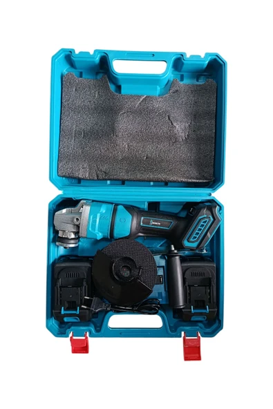 BÖRTH Akülü Avuç Taşlama Makinesi Seti (Çift Akülü) Li-Ion Batarya - Resim 2