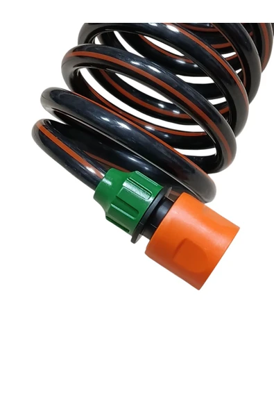 Roney Garden 15 Metre Spiral Hortum Seti - 7 Fonksiyonlu Tabanca - Resim 5