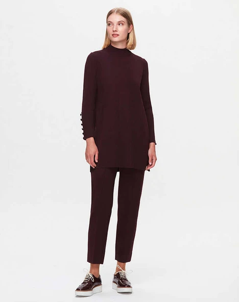 T25K-7000 MISSDALIDA DAR PAÇA TRİKO PANTOLON ürün görseli