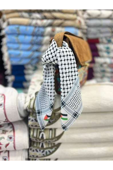 hicazavm Filistin Temalı fular keffiye puşi şal unisex filistin ürün görseli
