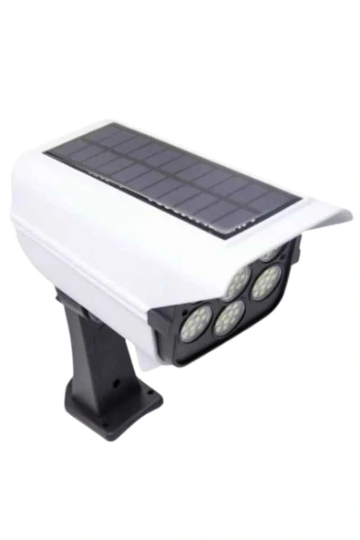 Solar Bahçe Aydınlatması Hareket Sensörlü Uzaktan Kumandalı Kamera Görünümlü - Resim 5