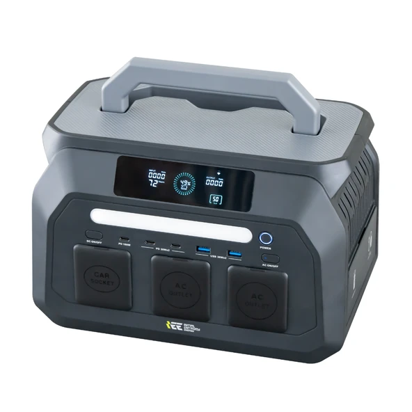 IEETEK 512Wh 1600W Max. LifePO4 Taşınabilir Güç Kaynağı Dahili Fener ve Kablo Seti +4000 Döngü %99.99 BMS ÇOKLU ÇIKIŞ P800 - Resim 7