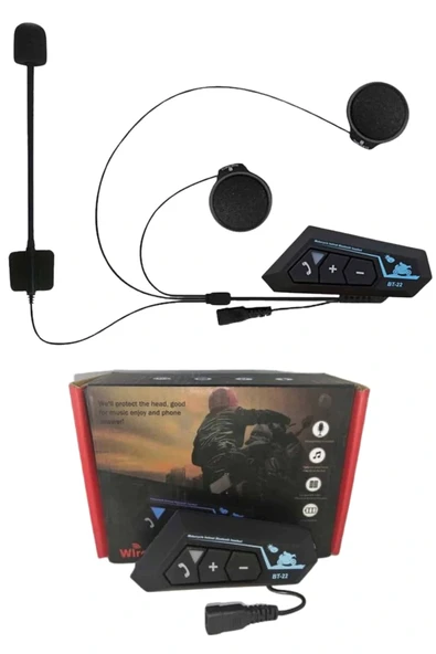 Yeni Nesil Dinleme Ve Konuşma Özellikli Intercom Kask Kulaklığı 5.0 Bluetooth - Resim 5