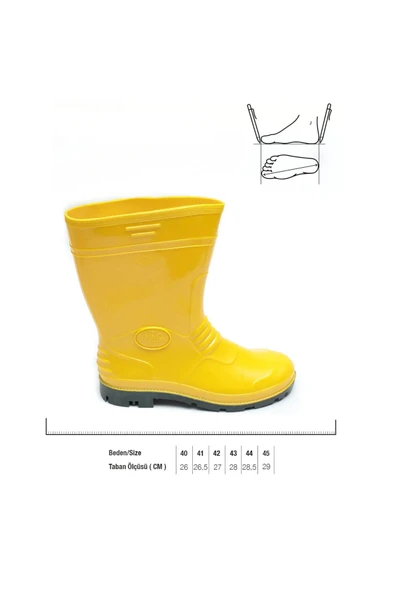 GEZER Su Geçirmez Balıkçı Çizme - Resim 6