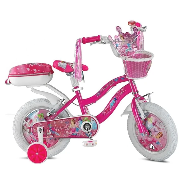ÜMİT 1408 PRINCESS-SEPET-V-KIZ ÇOCUK BİSİKLETİ 14 JANT PEMBE ürün görseli