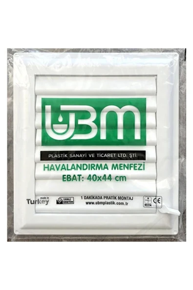 UBM Banyo Wc Havalandırma Menfezi 40x44 Cm ürün görseli 1