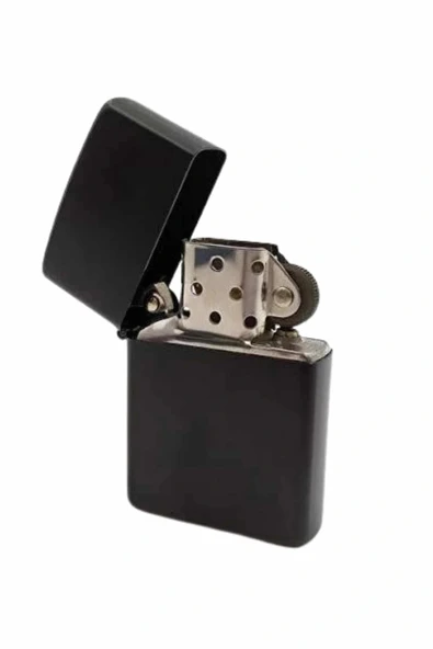 Çakmak Parlak Siyah Doldurulabilir Hedyelik Eşya - Resim 6