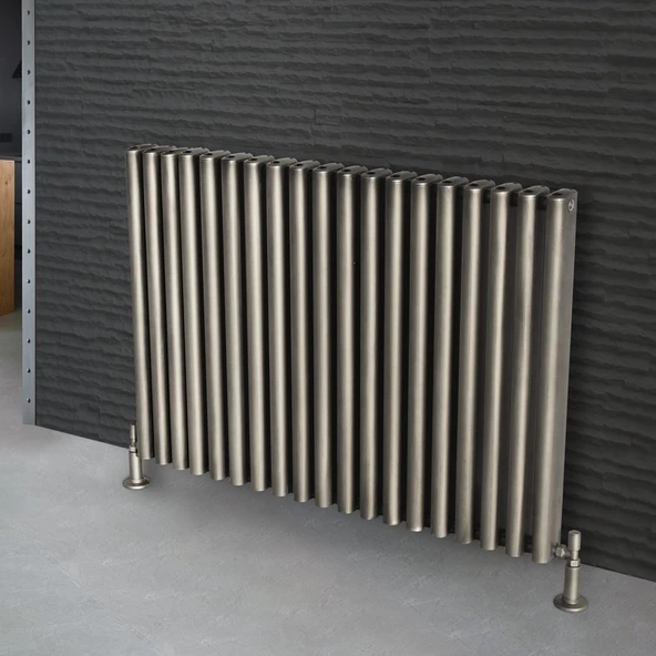 Lojimax Alüminyum Dekoratif Radyatör Retro 600x1180mm 20 Dilim Dokulu Antrasit Gri|2164 W Yüksek Isıl Güç | 5 Yıl Üretici Garantisi ürün görseli