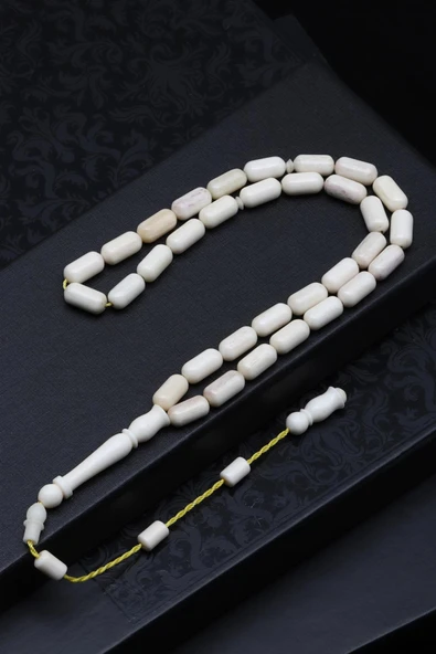 Deve Kuşu Kemiği Tesbih 6 x 11 mm Kapsül Kesim ürün görseli