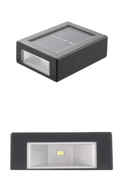 Solar Güneş Enerjili Çift Taraflı Duvar Lambası Çift Taraflı Duvar Lamba Güneş Enerjili - Resim 2