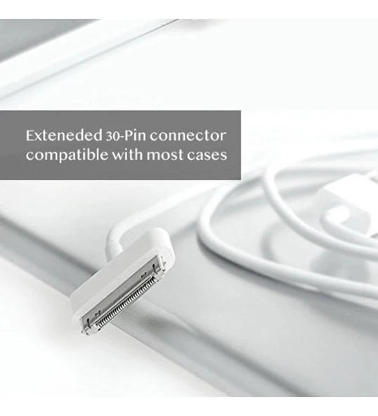 30 Pin Araç Şarj Aleti (iPhone ve iPad Uyumlu) - Resim 3