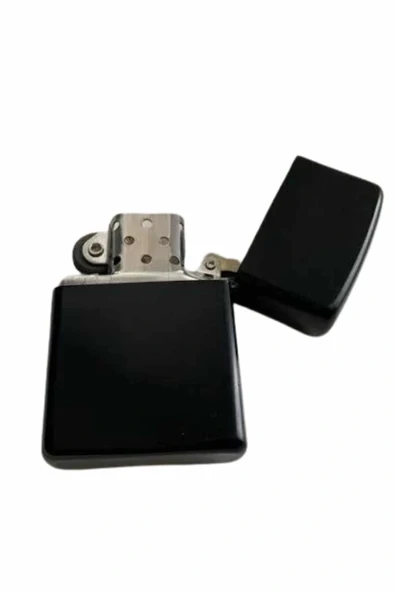 Çakmak Parlak Siyah Doldurulabilir Hedyelik Eşya - Resim 5