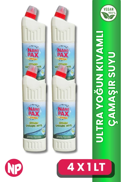 ULTRA YOĞUN KIVAMLI ÇAMAŞIR SUYU (DUCT AĞIZLI) 4 x 1lt ürün görseli 1