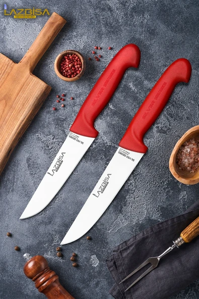 Silver Serisi Mutfak Bıçak Seti Et Ekmek Sebze Bıçağı 2 Li Set HDS-75 ürün görseli 1