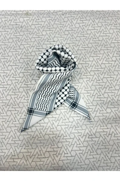 hicazavm Filistin Temalı fular keffiye puşi şal unisex filistin - Resim 3