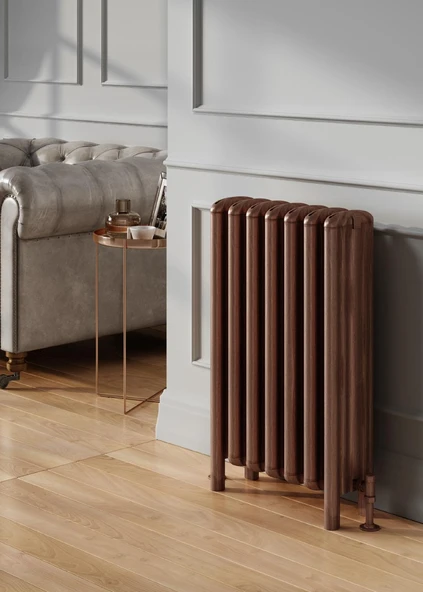 Lojimax Alüminyum Ayaklı Yatay Radyatör Grande Lux 700x1025mm 16 Dilim Mat Bronz|3046 W Yüksek Isıl Güç | 5 Yıl Üretici Garantisi ürün görseli