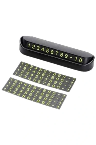 Tüm Araçlara Uyumlu Araç Içi Park Numaratör Oto Araç Numaratör - Resim 2