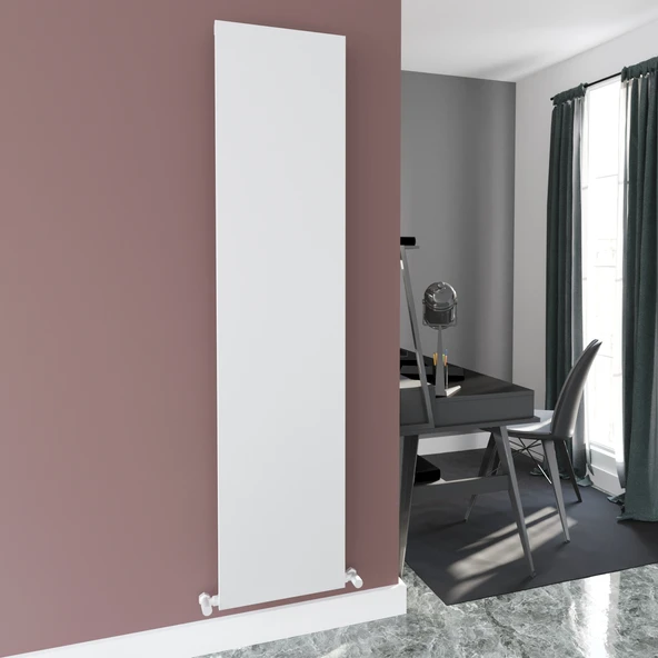 Lojimax Alüminyum Dekoratif Radyatör Sosa 1800x608mm 3 Dilim Dokulu Beyaz|1309 W Yüksek Isıl Güç | 5 Yıl Üretici Garantisi ürün görseli