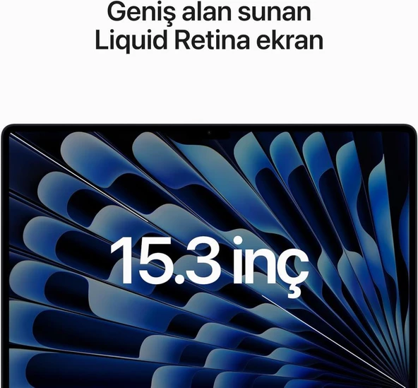 MacBook Air M2 8 GB 512 GB SSD 15.3" MQKX3TU/A Gece Yarısı Outlet (Açıklamayı Okuyunuz) - Resim 3