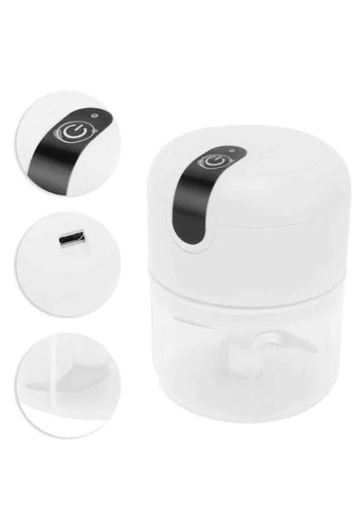 Mini Doğrayıcı Rondo Taşınabilir Mini El Blender Paslanmaz Çelik - Resim 4