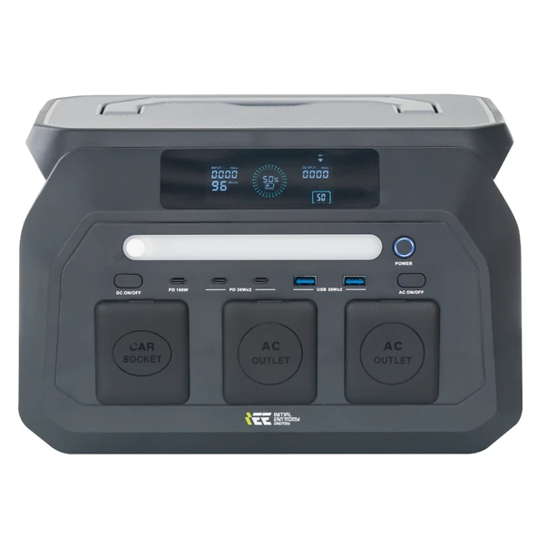 IEETEK 512Wh 1600W Max. LifePO4 Taşınabilir Güç Kaynağı Dahili Fener ve Kablo Seti +4000 Döngü %99.99 BMS ÇOKLU ÇIKIŞ P800 ürün görseli 1