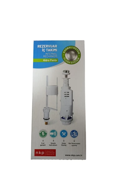 NUR KALIP PLASTİK NKP Basmalı Rezervuar İç Takımı (Hidro Flatör) - Sessiz, 5 Yıl Garantili ürün görseli