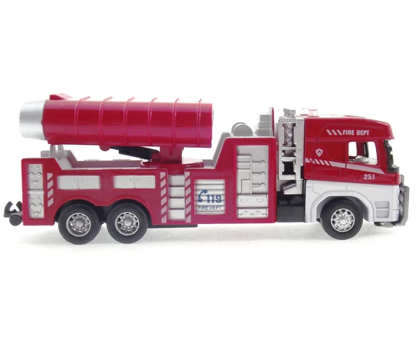 Die Cast Model Çek Bırak Duman Emici İtfaiye Kamyonu - Resim 3