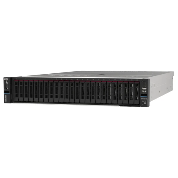 Lenovo ThinkSystem SR650 V3 7D76A065EA009 S-4510 128GB 4x480SSD 1x1100W 2U Rack Sunucu - Resim 2