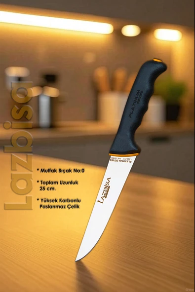 Platinum Serisi Mutfak Bıçak Seti Et Ekmek Sebze Salata Börek Şef Bıçağı 3 Lü Set HDS-55 - Resim 2